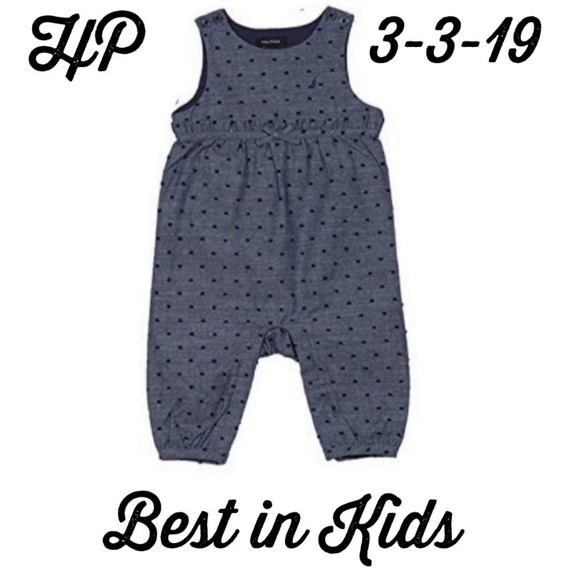 Nautica Other - 🚫SOLD🚫 Nautica Sleeveless Blue jean  Onesie